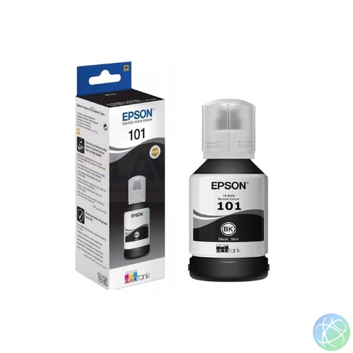 Epson C13T03V14A T03V1 127ml EcoTank kompatibilis fekete tintapalack