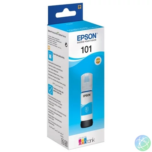 Epson C13T03V24A T03V2 70ml EcoTank kompatibilis cián tintapalack