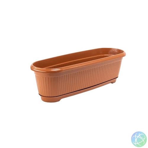 FLAIR Flora 60455 terra 60cm alátéttel virágláda