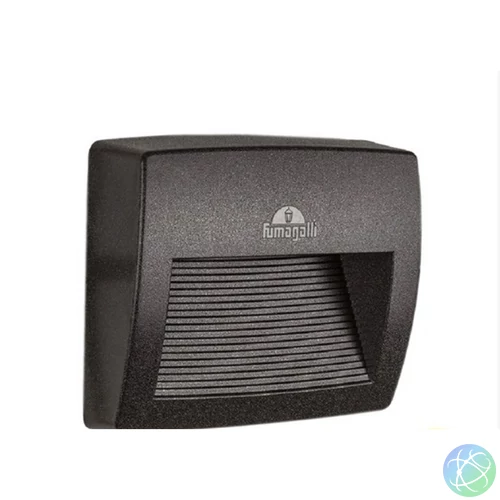 Fumagalli LORENZA 190 LED 8,5W 4K R7S fekete kültéri falilámpa