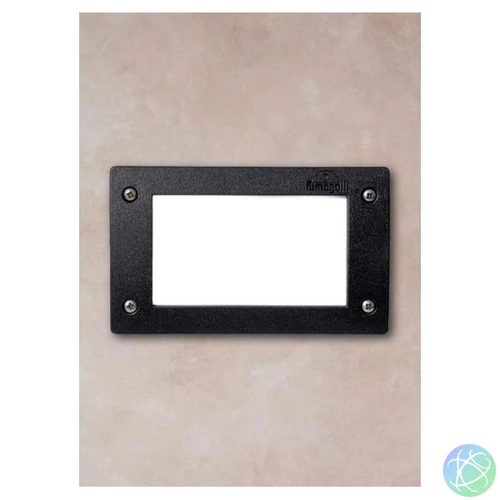 Fumagalli LETI 200 HS LED 3W GX53 fekete kültéri beépíthető falilámpa