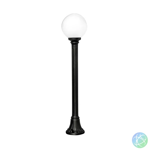 Fumagalli MIZAR/250 LED 6W 4K E27 opál/fekete kültéri állólámpa