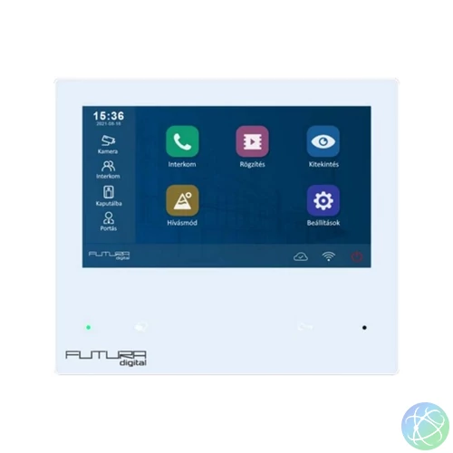 FUTURA VIX-482 érintőkijelzős/Wi-Fi modul hívástovábbítással/7"-s kijelző/Interkom/IP videós lakáskészülék