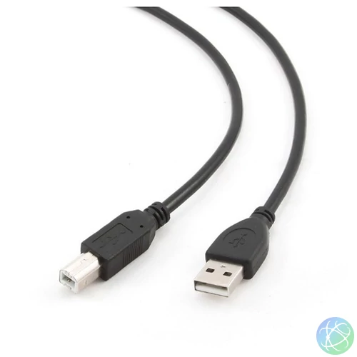 Gembird CCP-USB2-AMBM-6 1,8m USB A apa - USB B apa fekete kábel