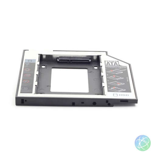 Gembird notebook 9,5mm ODD optikai meghajtó helyére HDD, SSD beépítő keret