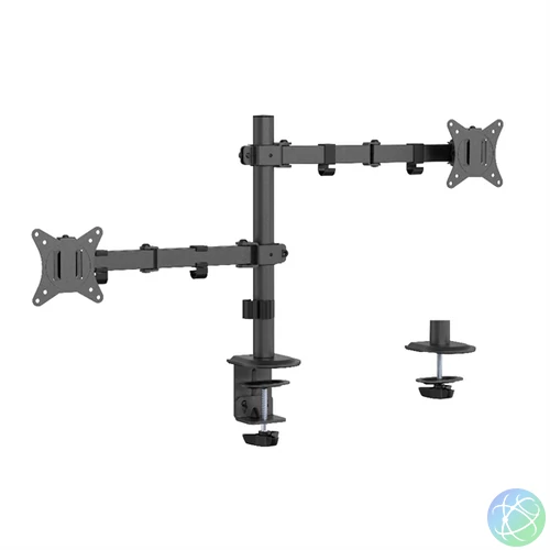 Gembird MA-D2-03 17"-32" kétkaros asztali monitor tartó konzol