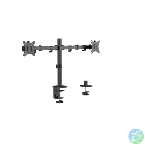 Gembird MA-D2-01 17"-32" kétkaros asztali monitor tartó konzol