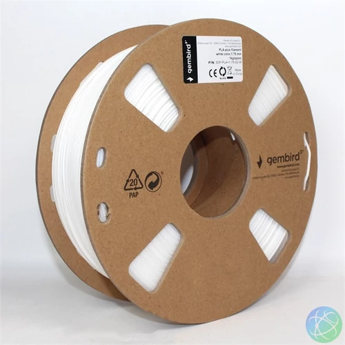 Gembird 3DP-PLA1.75-01-W PLA 1.75mm 1kg fehér filament