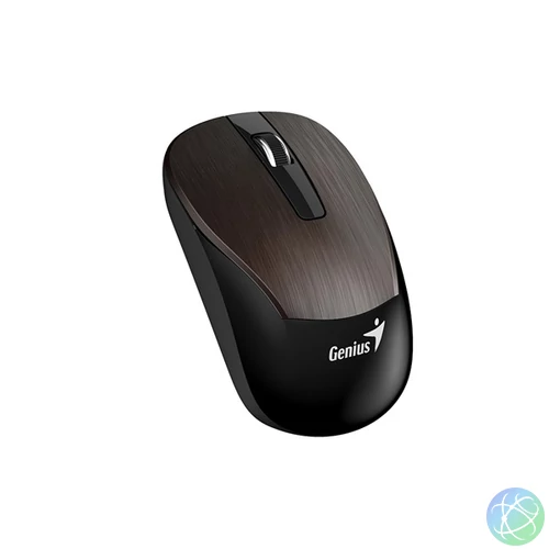 Genius ECO-8015 sötétbarna vezeték nélküli egér