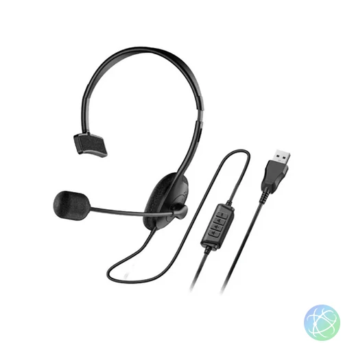 Genius HS-100U USB fekete headset
