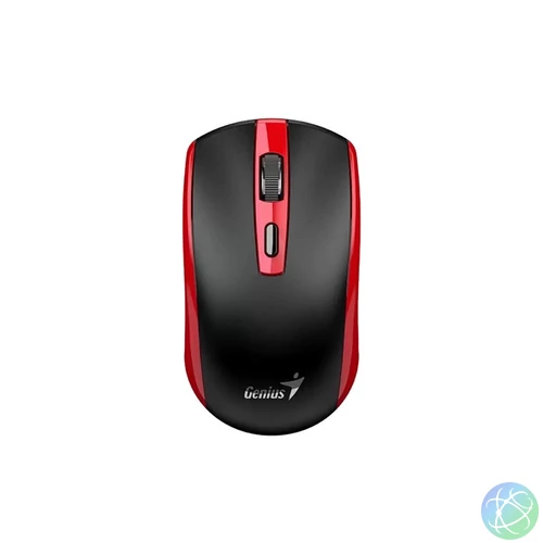 Genius ECO-8150 Vezeték nélküli tölthető Copilot piros egér