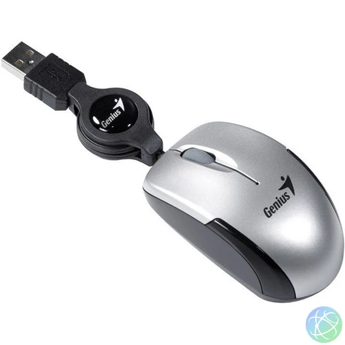 Genius MicroTraveler v2 USB ezüst notebook egér