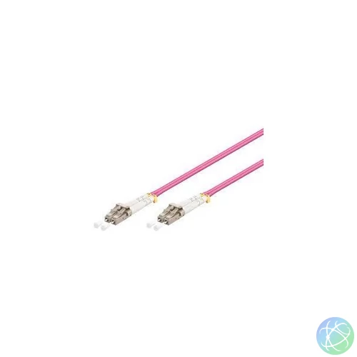 Gigalight Duplex optikai patch kábel 4xLC csatlakozóval, 50/125 OM4 LSZH, 5 m