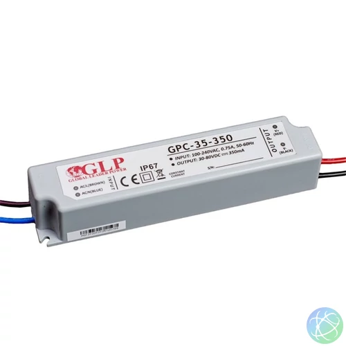 GLP GPC-35-350 28W 30~80V 350mA IP67 LED tápegység