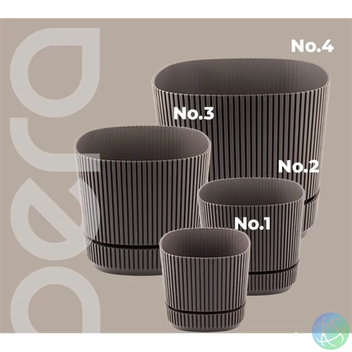 IRIS G-439 PERA SQUARE virágcserép 4.600ml 206x206x185mm