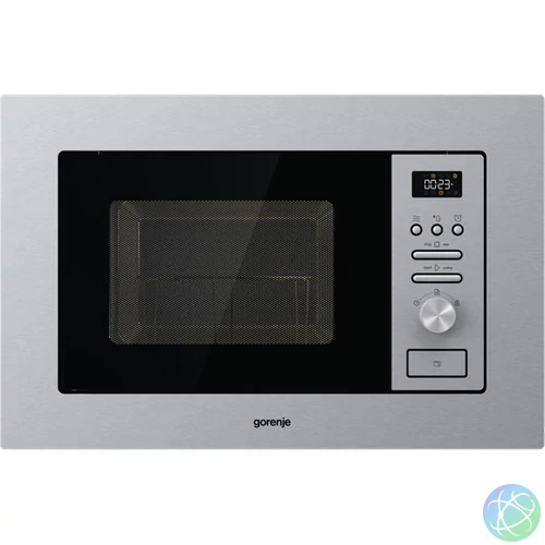 Gorenje BM201AG1X 800W 20L inox beépíthető mikrohullámú sütő