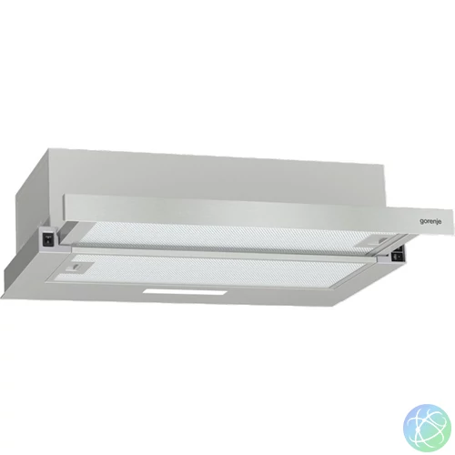 Gorenje TH60E3X inox, szabadonálló, hagyományos, méret:60 cm, teleszkópos, zajszint:67 dB, páraelszívó