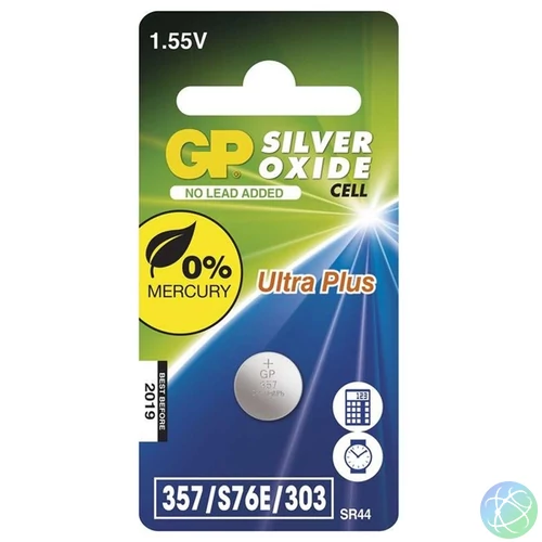 GP B15251 SR1154 (357/S76E/SR44) ezüst-oxid gombelem 1db/bliszter