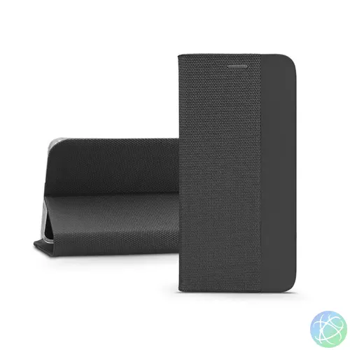 Haffner HF268366 Samsung Galaxy A35 5G Sensitive Book Flip fekete bőrtok
