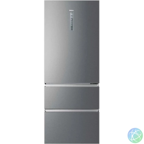 Haier A3FE743CPJ inox, alulfagyasztós, Hűtő:310L, Fagyasztó:140L, Total No frost hűtőszekrény