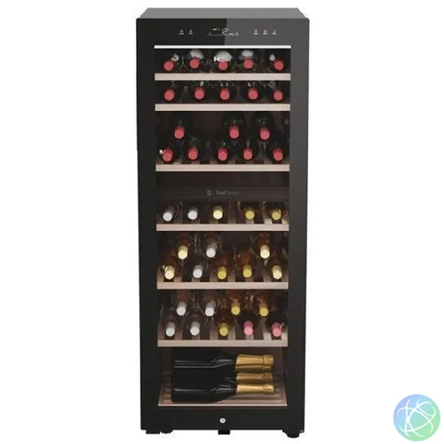 Haier HWS77GDAU1 fekete, Hűtő:190L, borhűtő