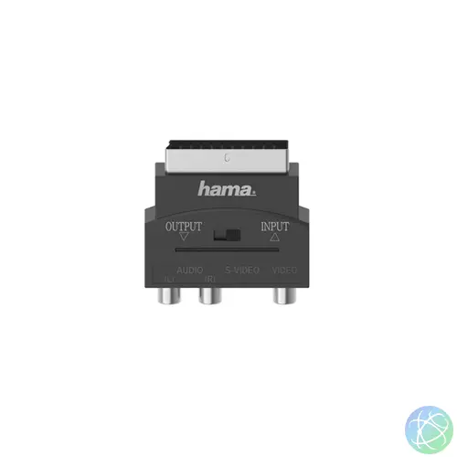 Hama 205268 FIC AV SCART-3RCA-SVHS be/ki adapter