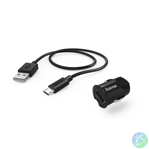 Hama 178380 "Picco", 2,4A Micro USB autós töltő szett