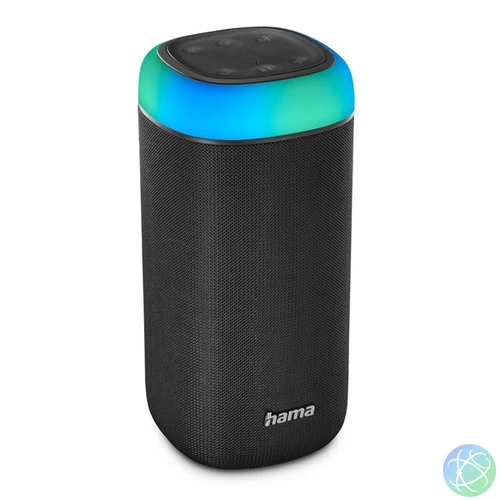 Hama 188228 "SHINE 2.0", 30W, RGB LED, fekete bluetooth hangszóró