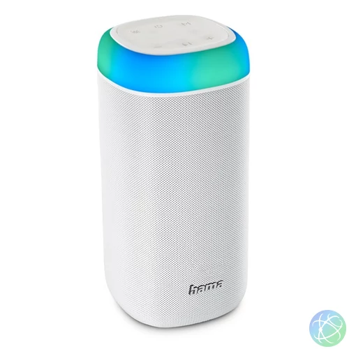 Hama 188229 "SHINE 2.0", 30W, RGB LED, fehér bluetooth hangszóró