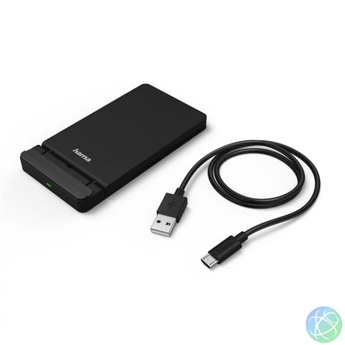 Hama 183346 "QI-FC10S" 2A vezeték nélküli asztali mobiltelefon töltő