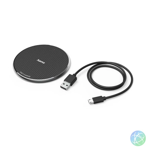 Hama 00201683 FIC E3 QI-FC10 10W vezeték nélküli mobiltelefon töltő