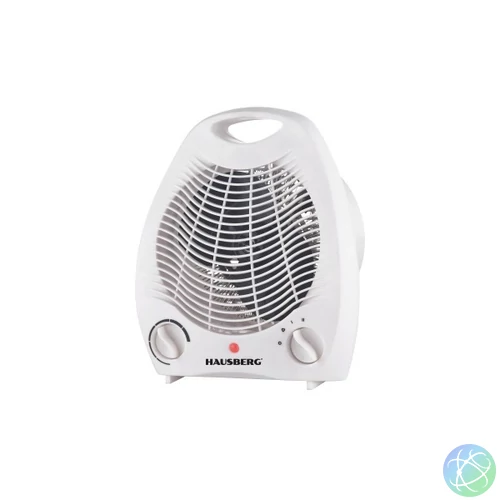 Hausberg HB-8501AB 2000W fehér elektromos hősugárzó ventillátorral