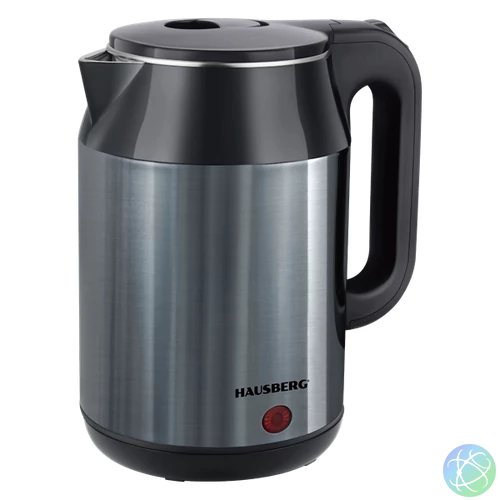 Hausberg HB-3623BL 2,2L-es kék dupla falú acél vízforraló 1800W