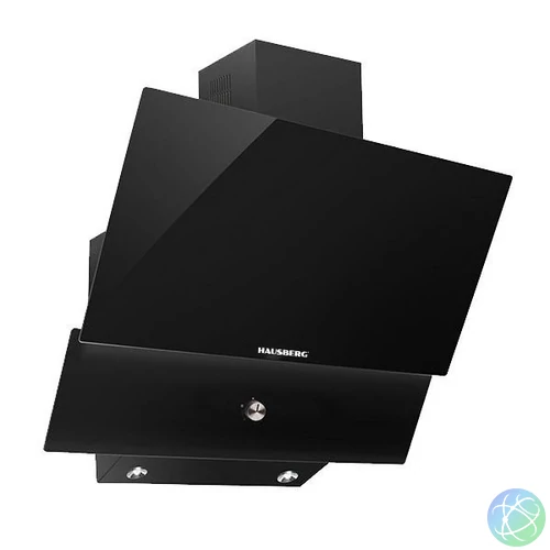 Hausberg HB-2285NG fekete, szabadonálló, döntött, méret:60 cm, zajszint:56 dB, páraelszívó