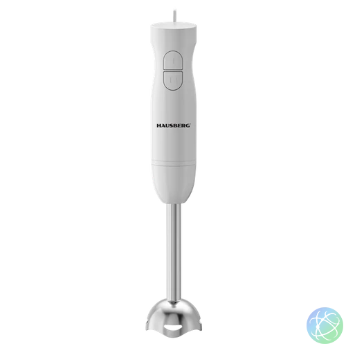 Hausberg HB-7701AB 500W fehér üvegkancsóval, aprítóval 3in1 botmixer szett