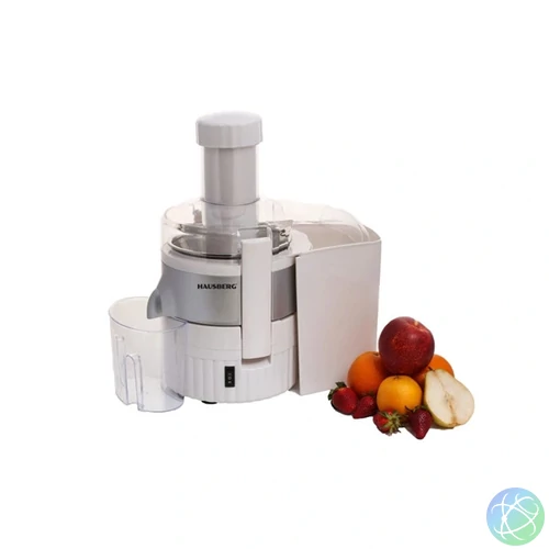 Hausberg HB-7515 800W fekete elektromos gyümölcscentrifuga, réz motorral, 800ml