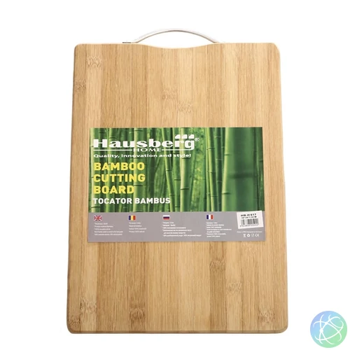 Hausberg HB-H 617 bambusz fa vágódeszka 36 x 26 cm