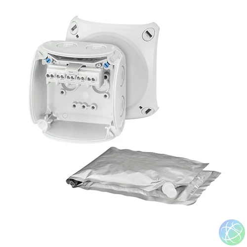 Hensel WP 0202 G kiöntőmasszával szürke vízálló kábelösszekötő doboz