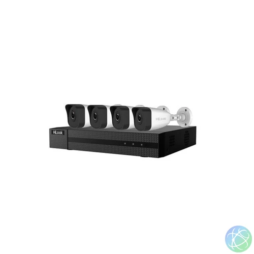 HiLook DS-J142I(STD)/Hi-NK-4284B IP kamera szett, 4x4MP csőkamerával, beépített 2TB HDD-vel