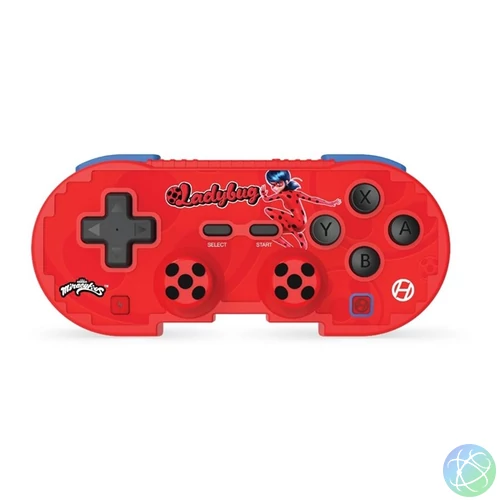 Hyperkin M01328-MTLB Pixel Art Miraculous Nintendo Switch/PC/Mac/Android "Katicabogár" BT kontroller