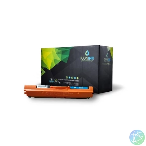 Iconink CF351A HP utángyártott 1000 oldal cián toner