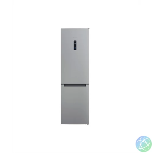 Indesit INFC9 TO32X inox, alulfagyasztós, Hűtő:263L, Fagyasztó:104L, Total No frost hűtőszekrény