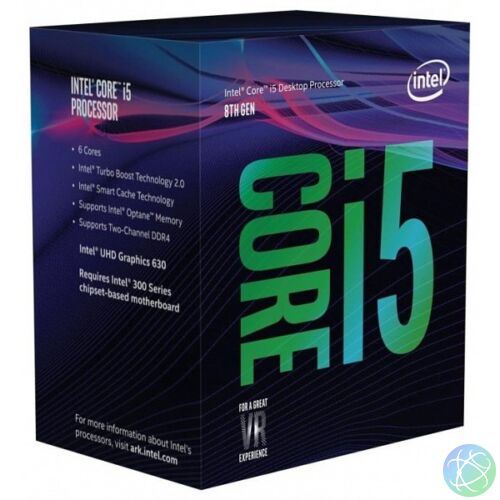 Intel Core i5 2,90GHz LGA1151 9MB (i5-9400F) box processzor
