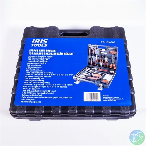 IRIS TOOLS TS-159-003 159 darabos kéziszerszám készlet