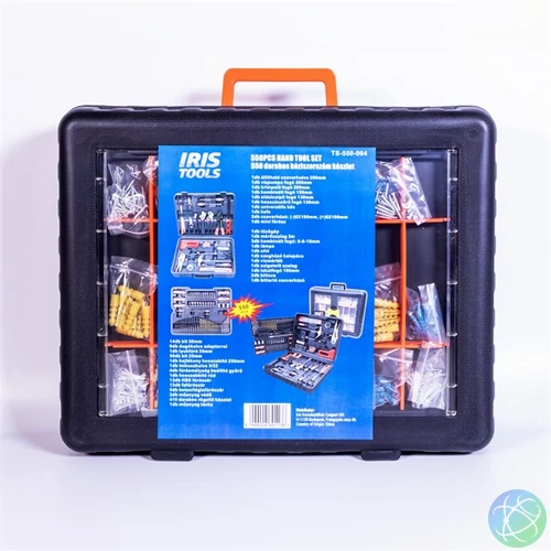 IRIS TOOLS TS-550-004 550 darabos kéziszerszám készlet