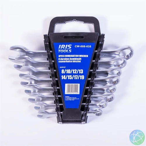 IRIS TOOLS CW-008-035 8 darabos kombinált csavarkulcs készlet