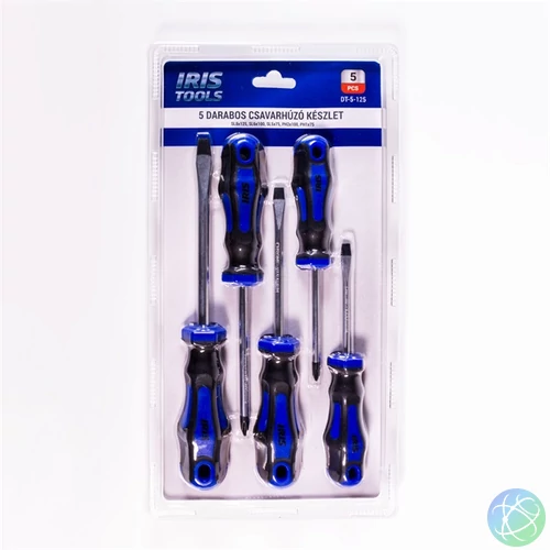 IRIS TOOLS DT-5-125 5 darabos csavarhúzó készlet