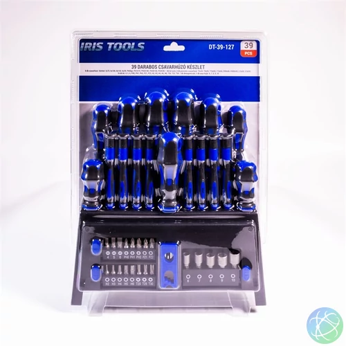 IRIS TOOLS DT-39-127 39 darabos csavarhúzó készlet