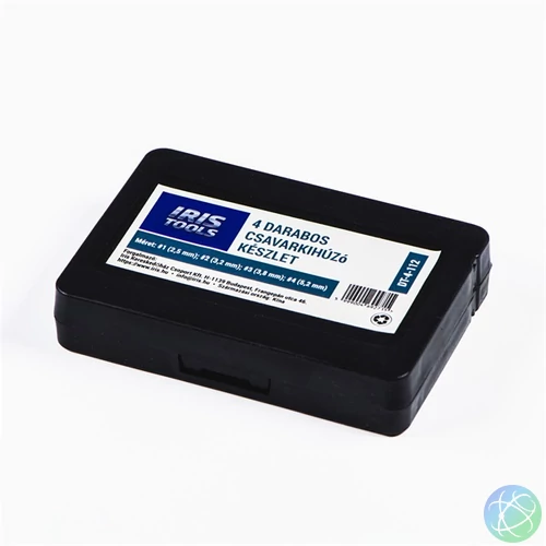 IRIS TOOLS DT-4-112 4 darabos csavarkihúzó készlet