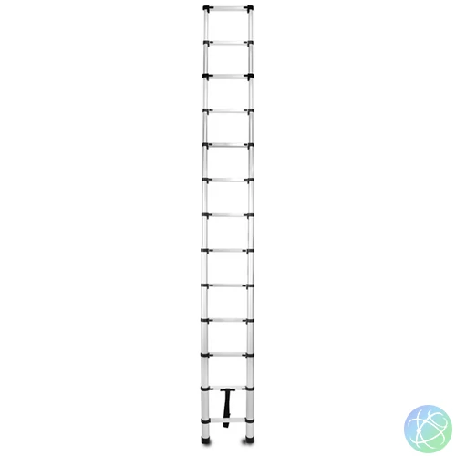 IRIS TOOLS HL-100 3,8 m teleszkópos acél létra, összecsukható, 125 kg teherbírás